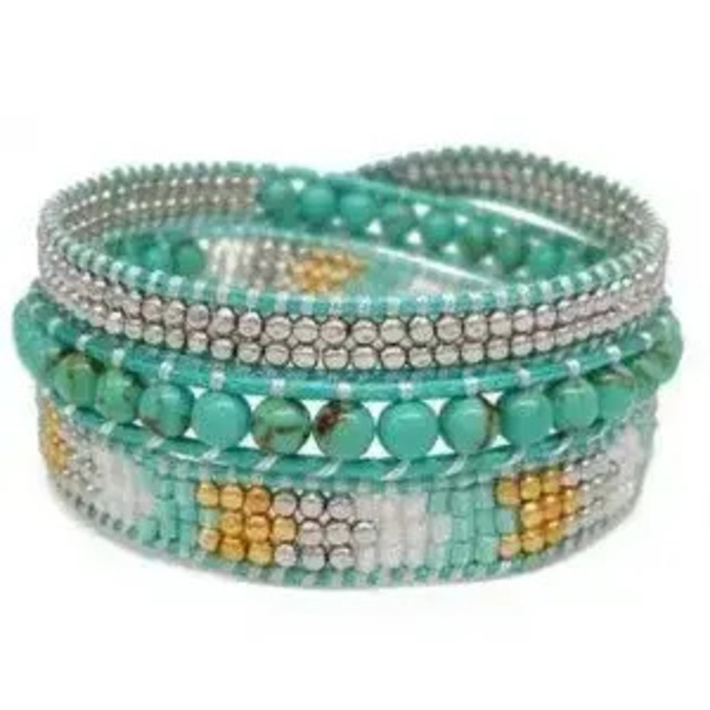 NEW Handmade 3 Wraps Bracelets